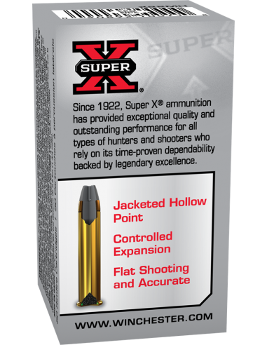 Munition Winchester 22 WIN MAG SUPER X 40gr Jacketed HP En Vrac De 150 ...