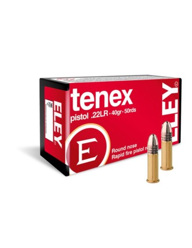 MUNITIONS ELEY CAL 22LR TENEX PISTOL BOITE DE 50