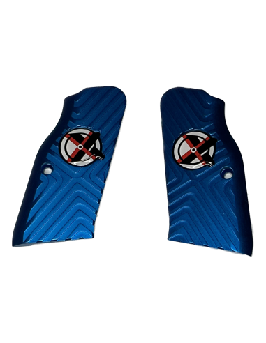 PLAQUETTES ALU TANFOGLIO XTREME LARGE FULL SIZE BLEUES