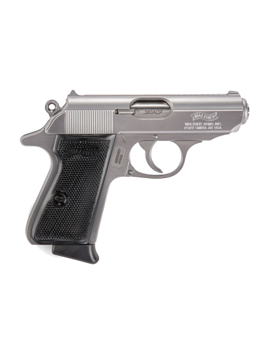 PISTOLET WALTHER PPK/S CAL. 380 AUTO ACP 7 COUPS INOX