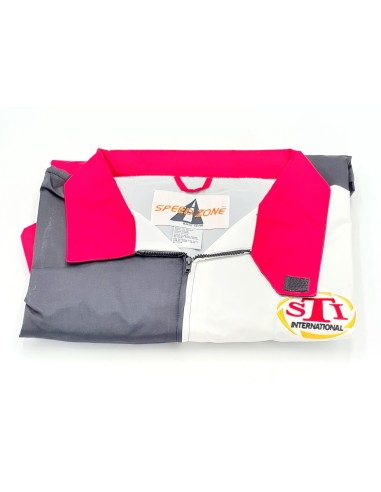 BLOUSON STI NYLON BLANC ROUGE NOIR AVEC LOGOS  M