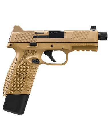 PISTOLET FN USA 545 TACTICAL NMS FDE CAL 45ACP FILETE 1X28 15 COUPS