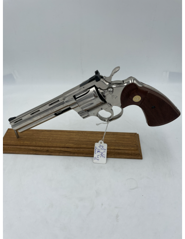 Occasion : COLT PYTHON NICKELE 6" CAL. 357 MAGNUM