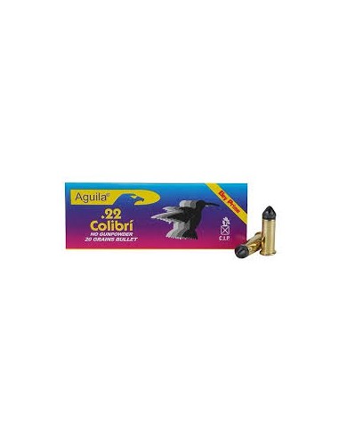 MUNITIONS AGUILA 22 COLIBRI * BOITE DE 50