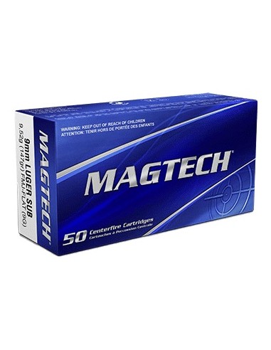 MUNITION MAGTECH 9X19 147GR FMJ FLAT SUBSONIC