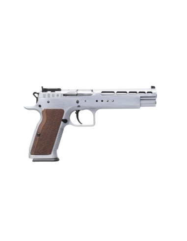 PISTOLET TANFOGLIO GOLD MATCH 38 SUPER AUTO CHROME