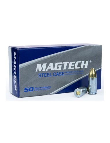 MUNITION MAGTECH 9X19 124GR FMJ  DOUILLE ACIER