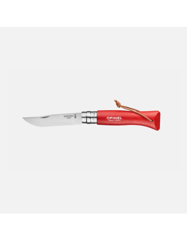 COUTEAU OPINEL N°08 BAROUDER ROUGE