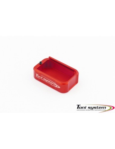 TALON DE CHARGEUR TONI SYSTEM TANFOGLIO +2 CARCASSE LARGE ROUGE