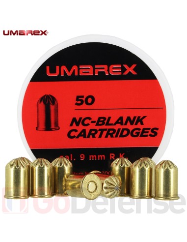 MUNITIONS A BLANC UMAREX 9MM RK /50