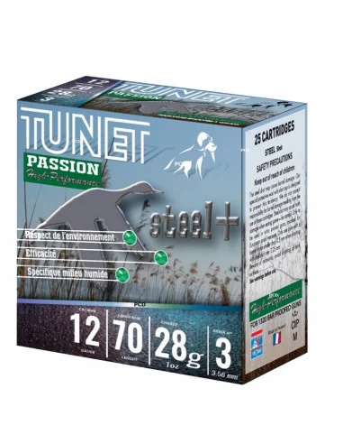 MUNITIONS TUNET PASSION ACIER CAL 20/70 N°6 24G